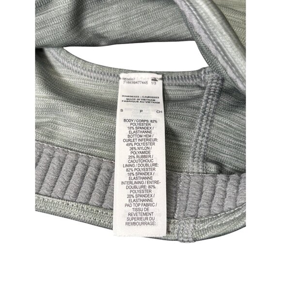 Nike Gray Dri-Fit Sports Bra Racerback Size CH Polyester/Spandex - Picture 3 of 6
